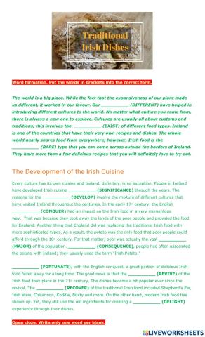 Traditional Irish Dishes