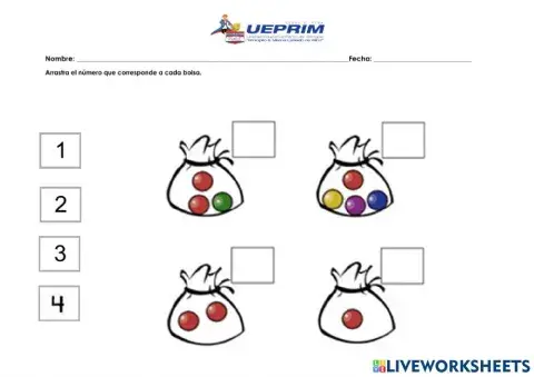 Relación número cantidad