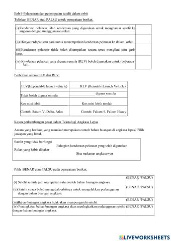 Bab 9:kenderaan pelancar dan sisa buangan angkas