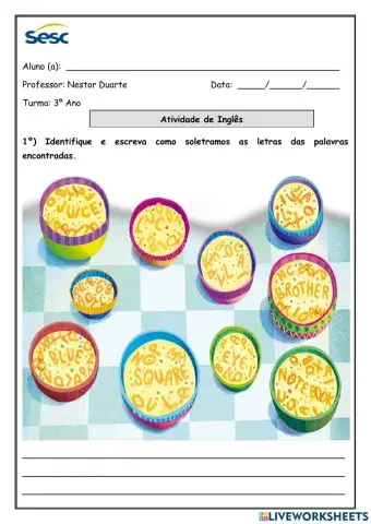 Atividade escrita e auditiva de 27-07-2021.