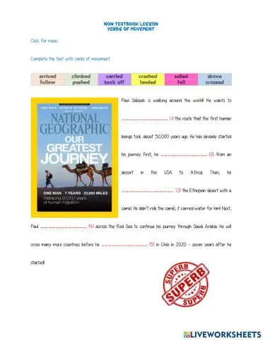 Form 2 NTB Verbs of Movement