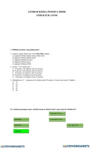 Perkembangan teori atom