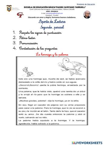 Aporte 2do parcial lectura