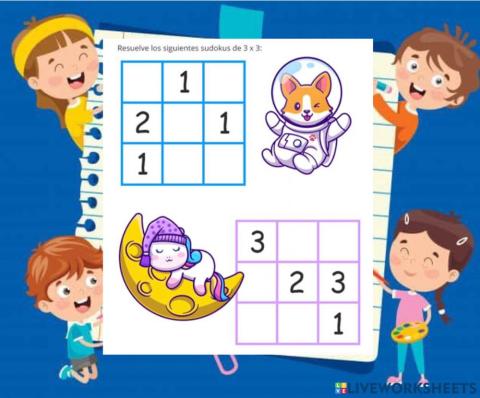 Sudoku con 3 numeros