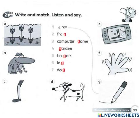 Write and match (workbook supermind page 99)