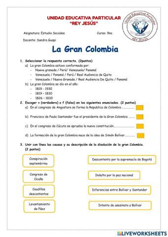 La Gran Colombia