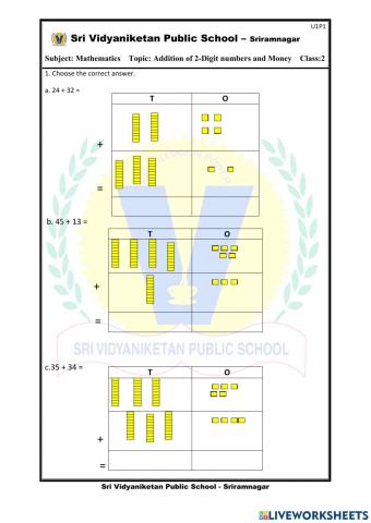 Unit-2 live worksheets
