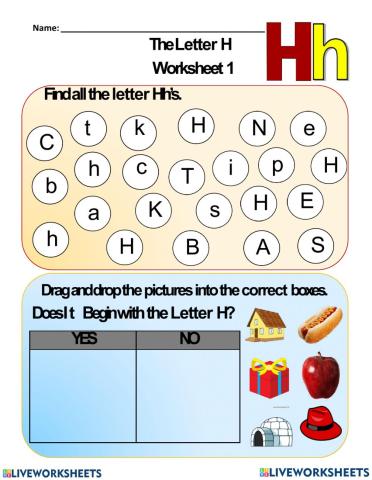 Letter H