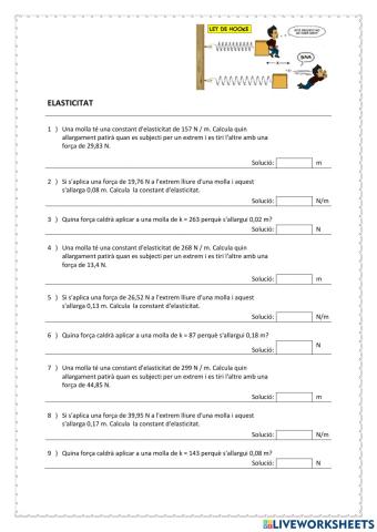 activitat elasticitat