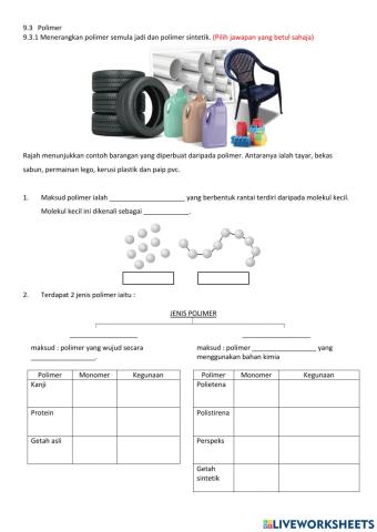 9.3 Polimer