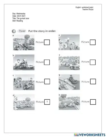 The go kart race unit 2