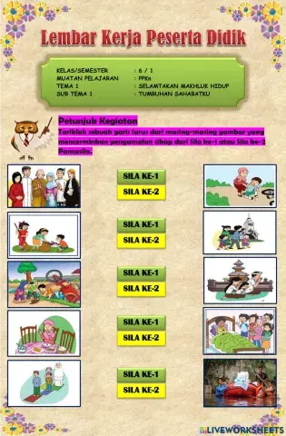 LKPD PPKn TEMA 1 ST 1 KELAS 6