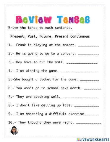 Review tenses