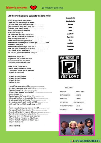 Where is the Love? By the Black Eyed Peas