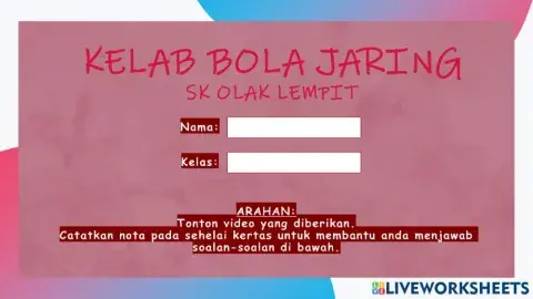 Kemahiran Asas Bola Jaring