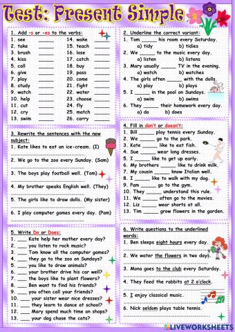 Simpre present review