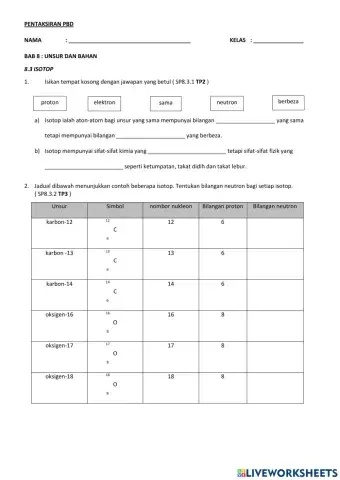 Pentaksiran pbd sains t4 (8.3)