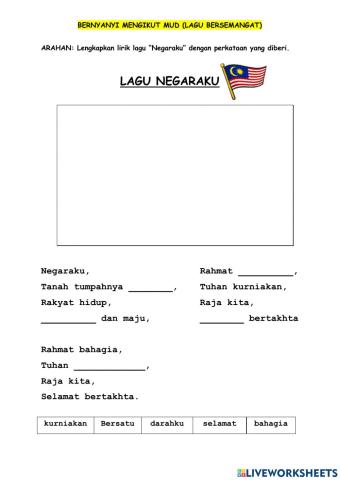 Nyanyian lagu mud bersemangat