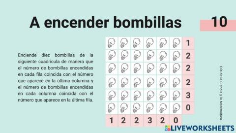 A encender bombillas 1