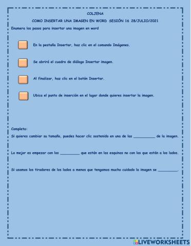 Como insertar una imagen en word