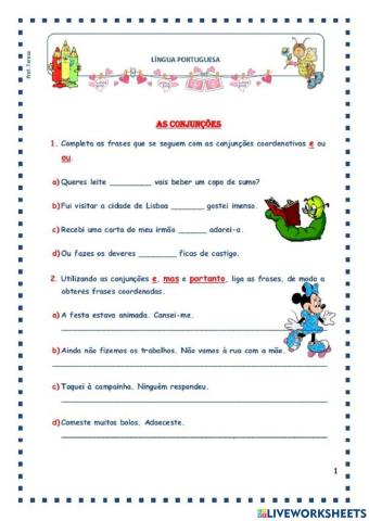 Palavras de Ligação