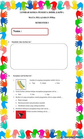 LKPD PPKn KELAS II