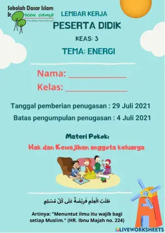 Hak dan Kewajiban Anggota Keluarga