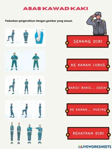 Asas Kawad Kaki (KADET BOMBA)
