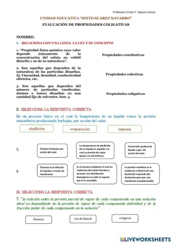 Propiedades coligativas