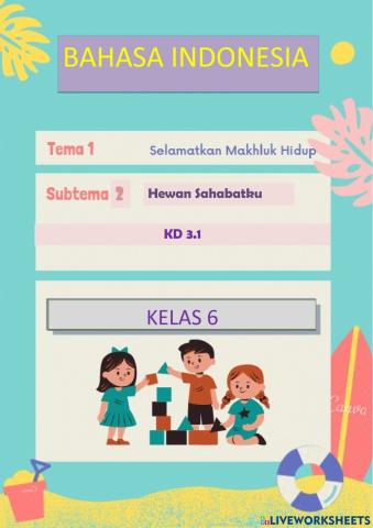 Bahasa Indonesia Tema 1 Subtema 2 Sd 6