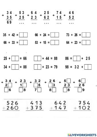 Додавання двоцифрових чисел