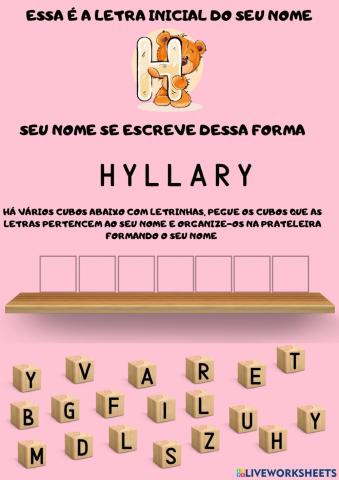 Nome próprio - Hyllary