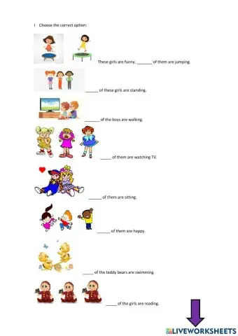 Both of, neither of, all of, none of