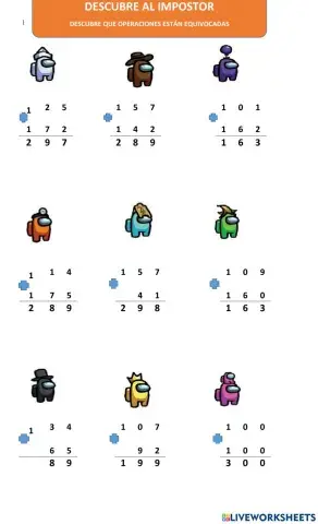 Descubre el impostor