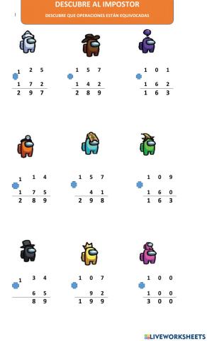 Descubre el impostor