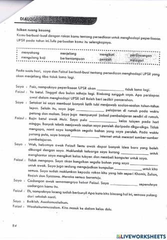 Karangan jenis perbualan-dialog