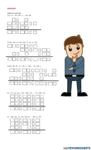 SUMA DE POLINOMIOS PARTE 1