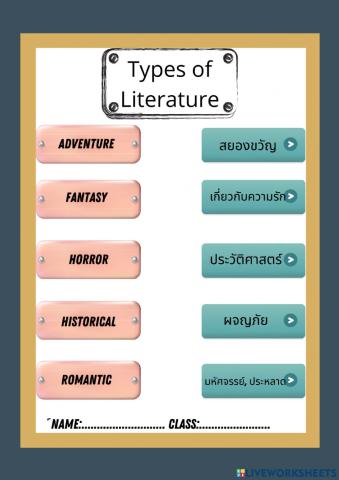 Literaturetypes