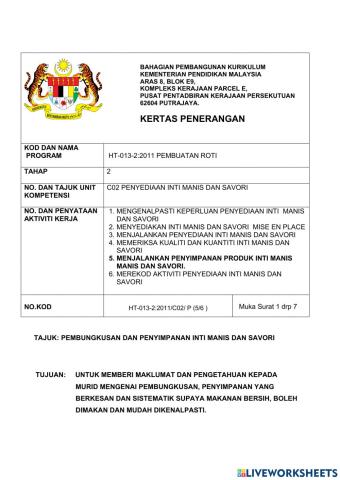 Perlabelan dan suhu penyimpanan