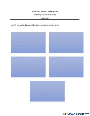 Pendidikan jasmani kssrpk tahun 6