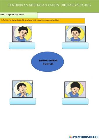 Pendidikan Kesihatan Unit 11 : Jaga Diri Jaga Emosi (29.7.2021)