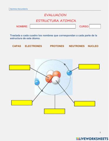 Estructura Atómica