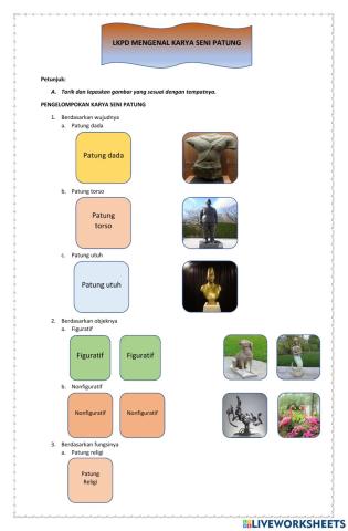 LKPD Mengenal Karya Seni Patung