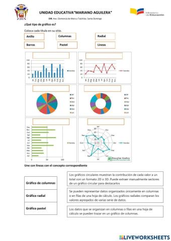Tipos de gráficos en EXCEL