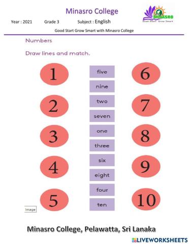 Minasro college grade 3 English