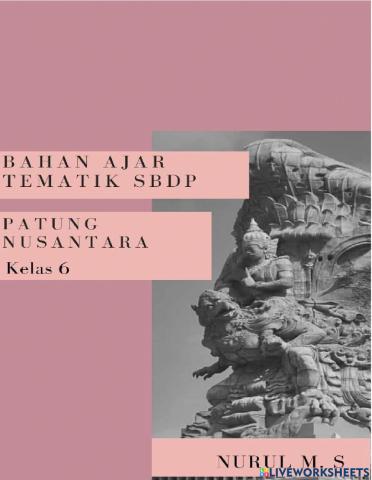 Materi Patung Nusantara