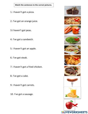 I've got - I haven't got