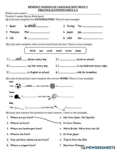 Kids Program 3 Practice Units 3-4.