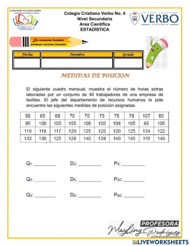 Medidas de posición