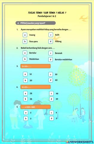 Subtema 3 Pembelajaran 1 & 2